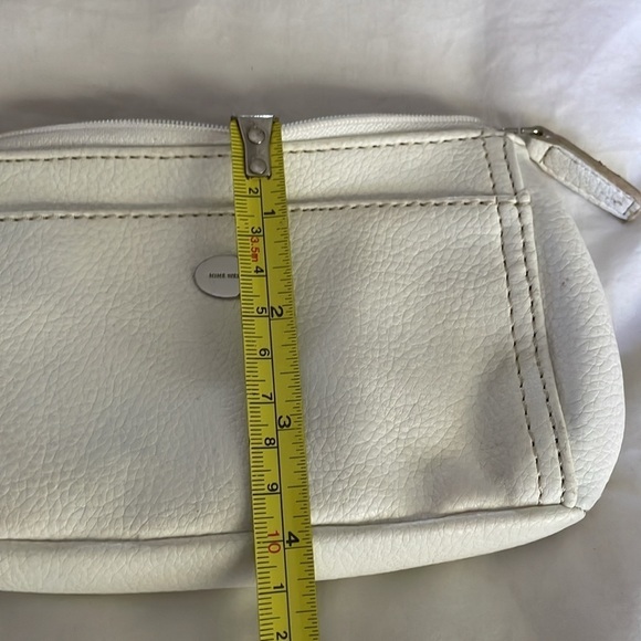 Nine West Mini Wallet/Coin/Accessories Bag with Mirror| White - Picture 9 of 9